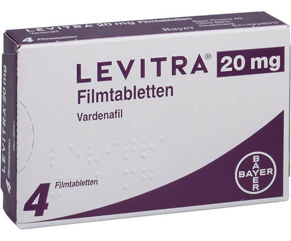 Levitra 20 mg Filmtabletten  rezeptfrei bestellen in Deutschland